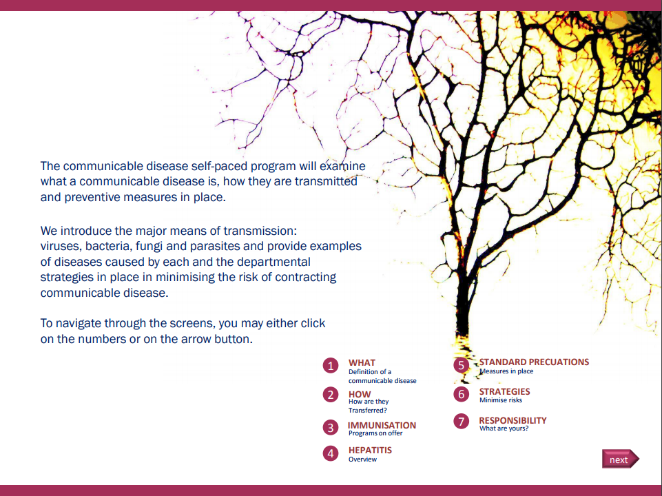 Communicable Diseases Title Page